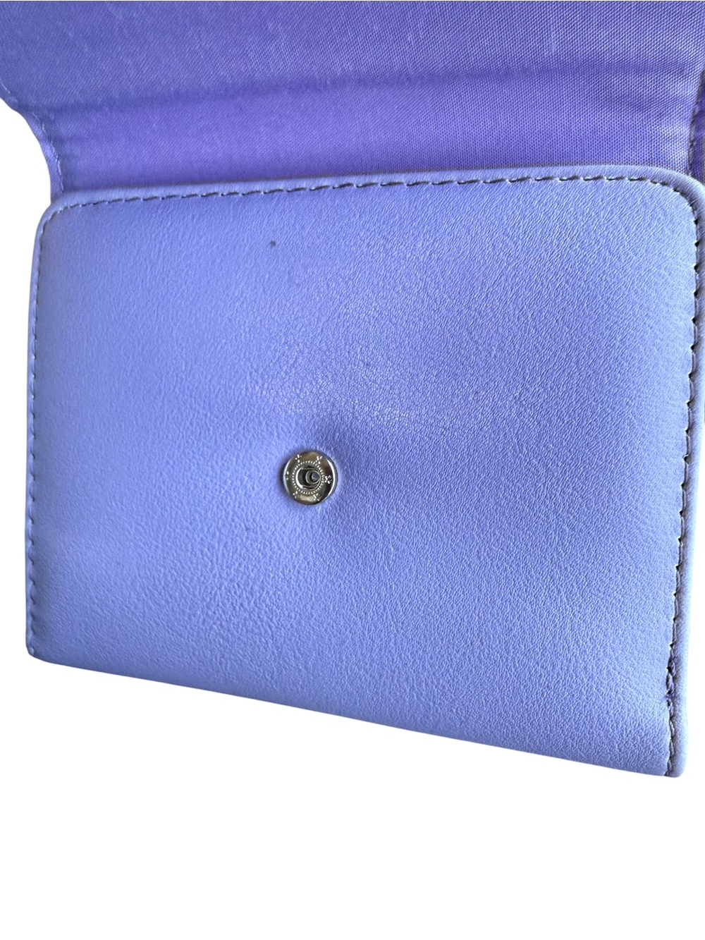 Disney Loungefly Lilo & Stitch Ducklings Lavender Trifold Wallet - Picture 2 of 6